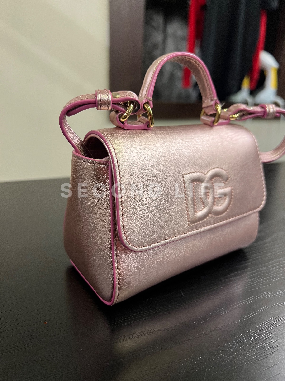 Borsa Dolce & Gabbana Bambino Mini bag in pelle, foto 2