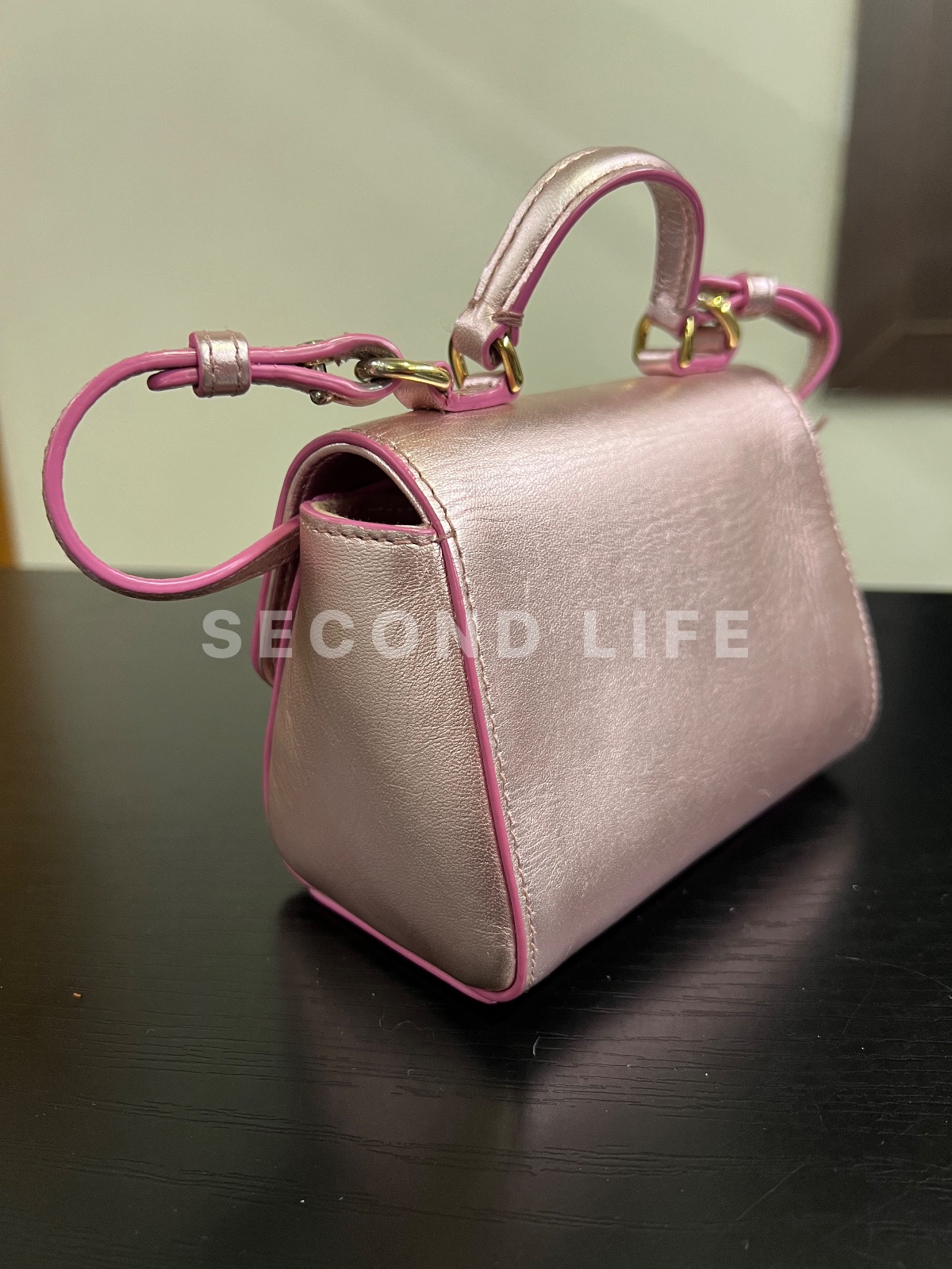 Borsa Dolce & Gabbana Bambino Mini bag in pelle, foto 3