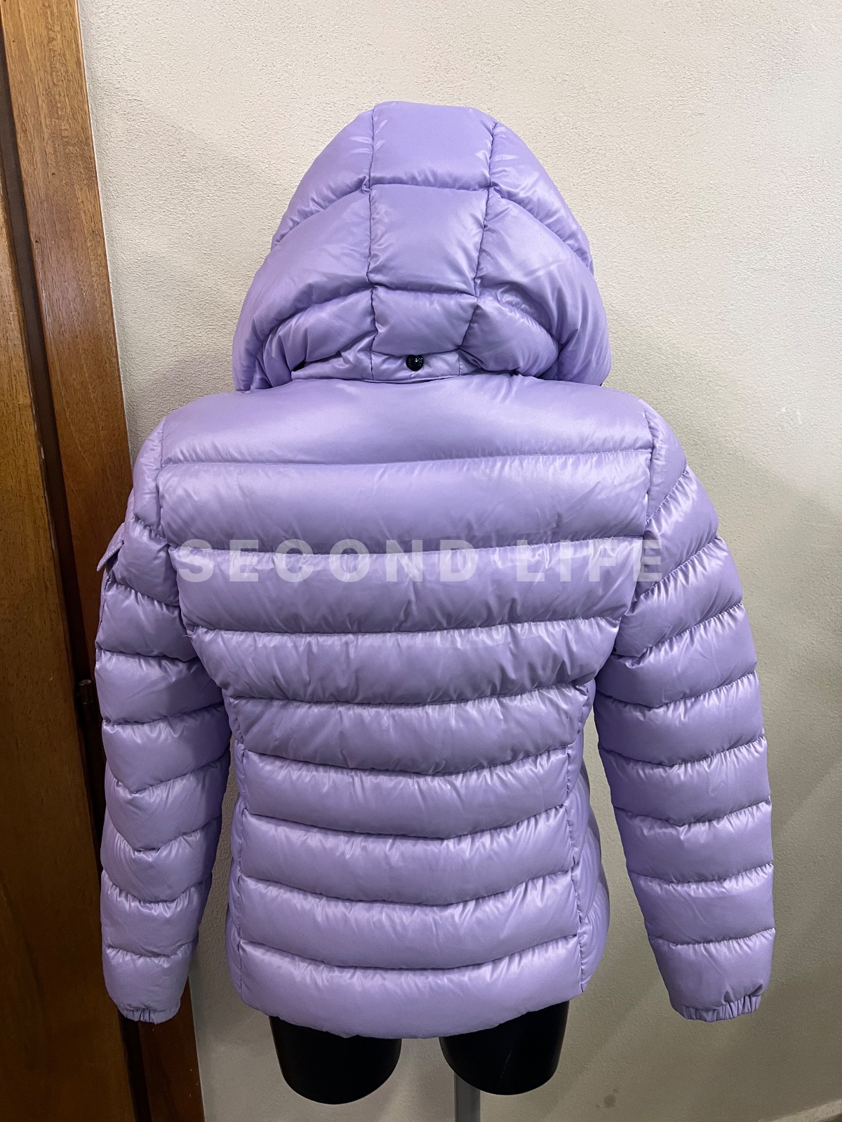 Piumino Moncler lilla taglia S, foto 8