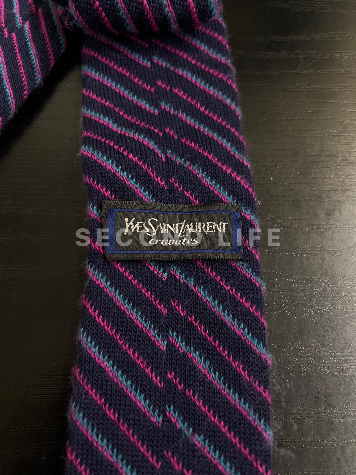 Cravatta Yves Saint Laurent in lana, foto 2