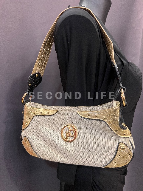 Borsa Rocco Barocco in tessuto e ecopelle