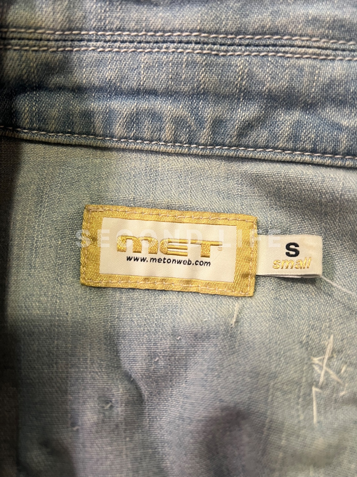Giacca Met in denim, foto 2