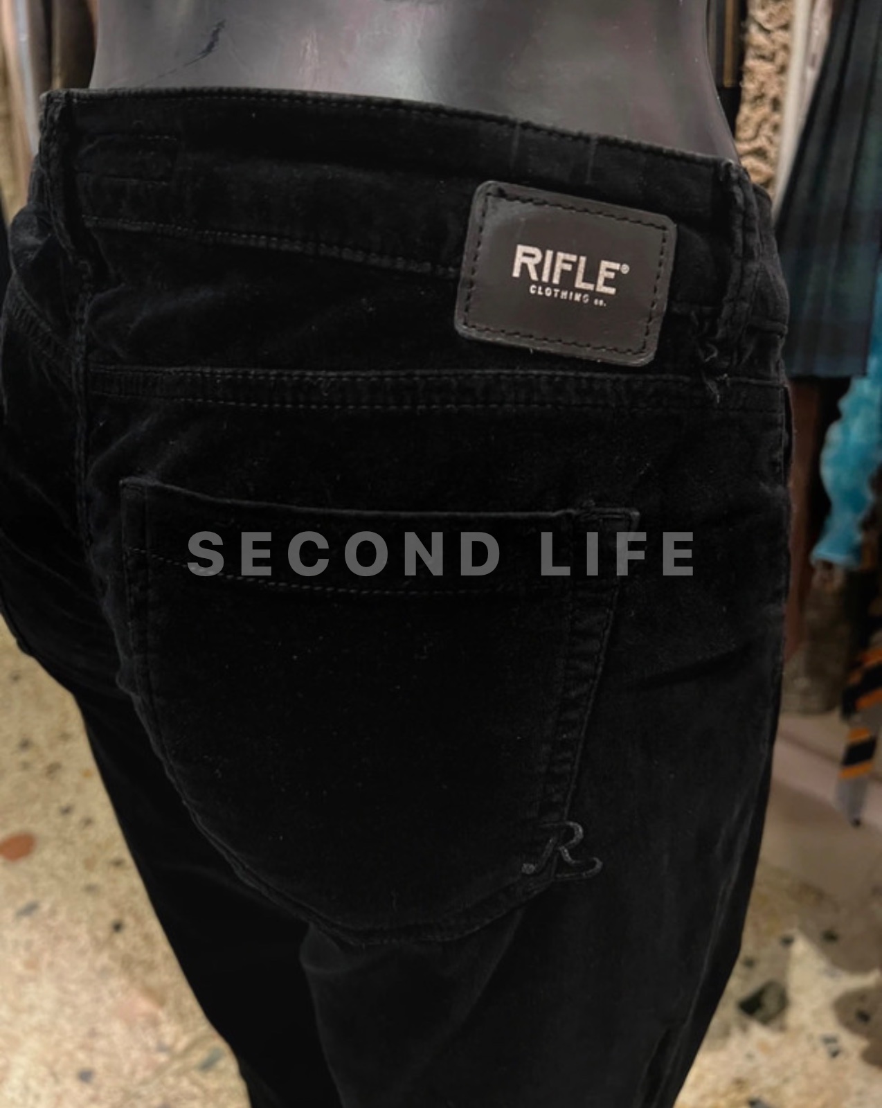 Pantaloni Rifle Crudelia Skinny in velluto, foto 2