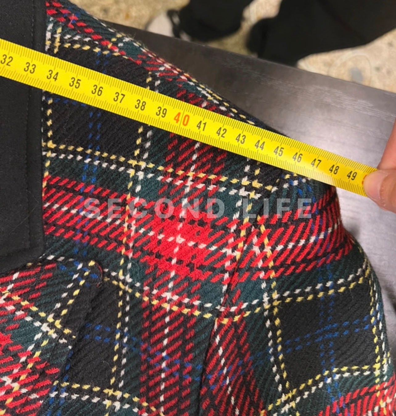 Giacca Superior a quadri in pura lana vergine, foto 7