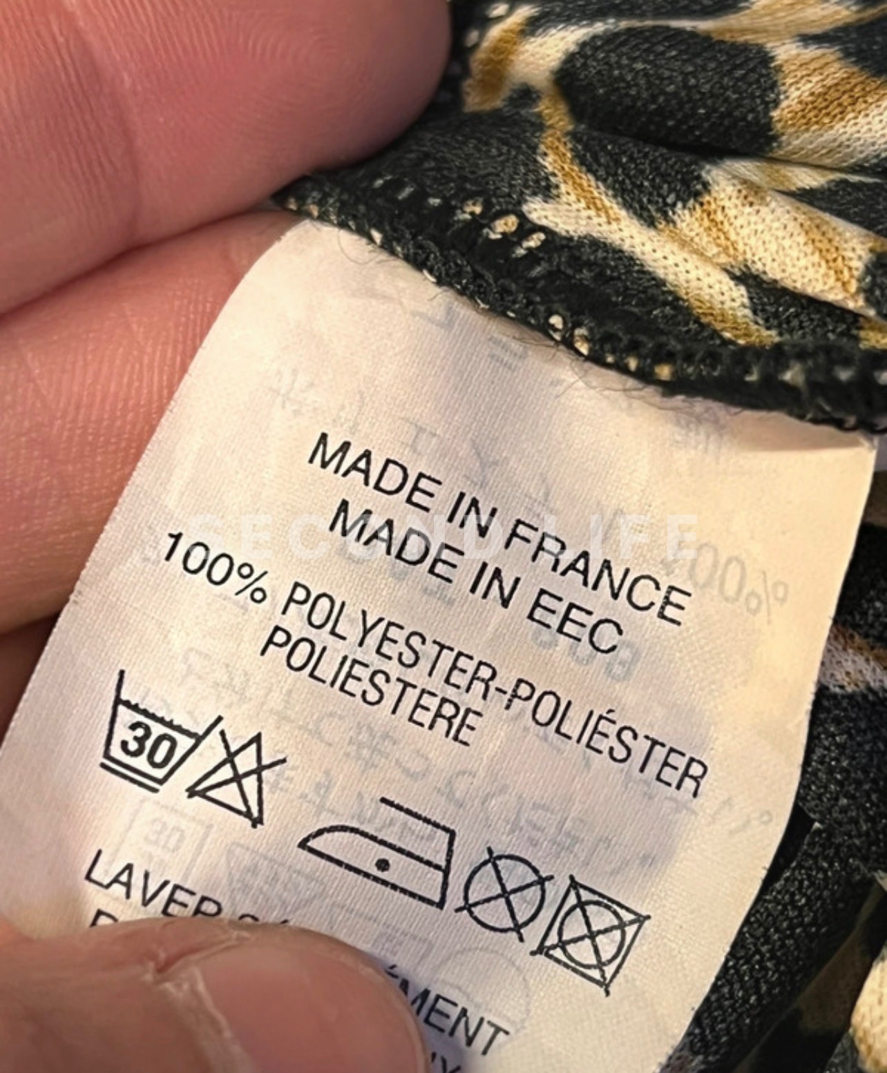 Pantaloni Kookaï animalier in poliestere, foto 3