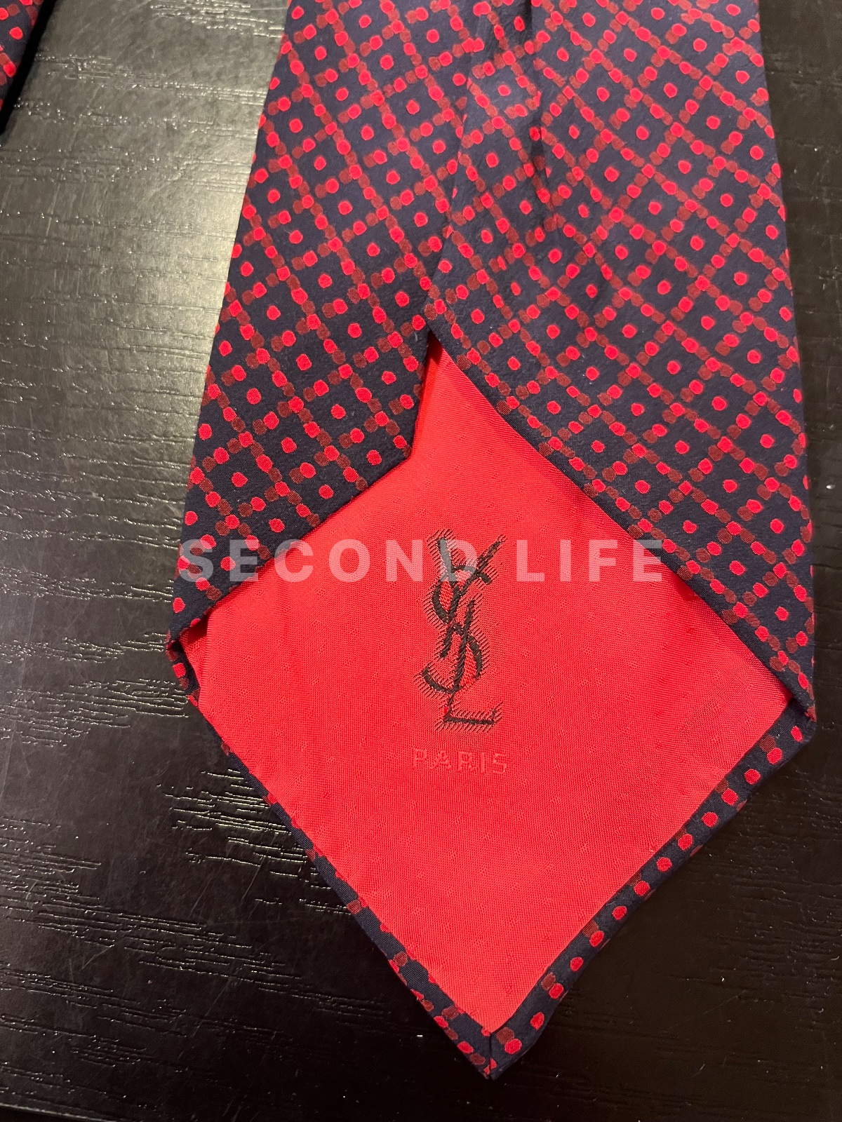 Cravatta Yves Saint Laurent in seta, foto 3