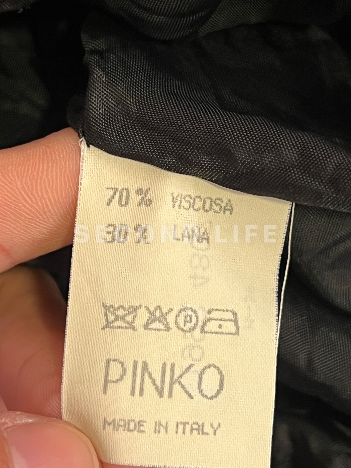 Gonna Pinko vintage in lana, foto 3