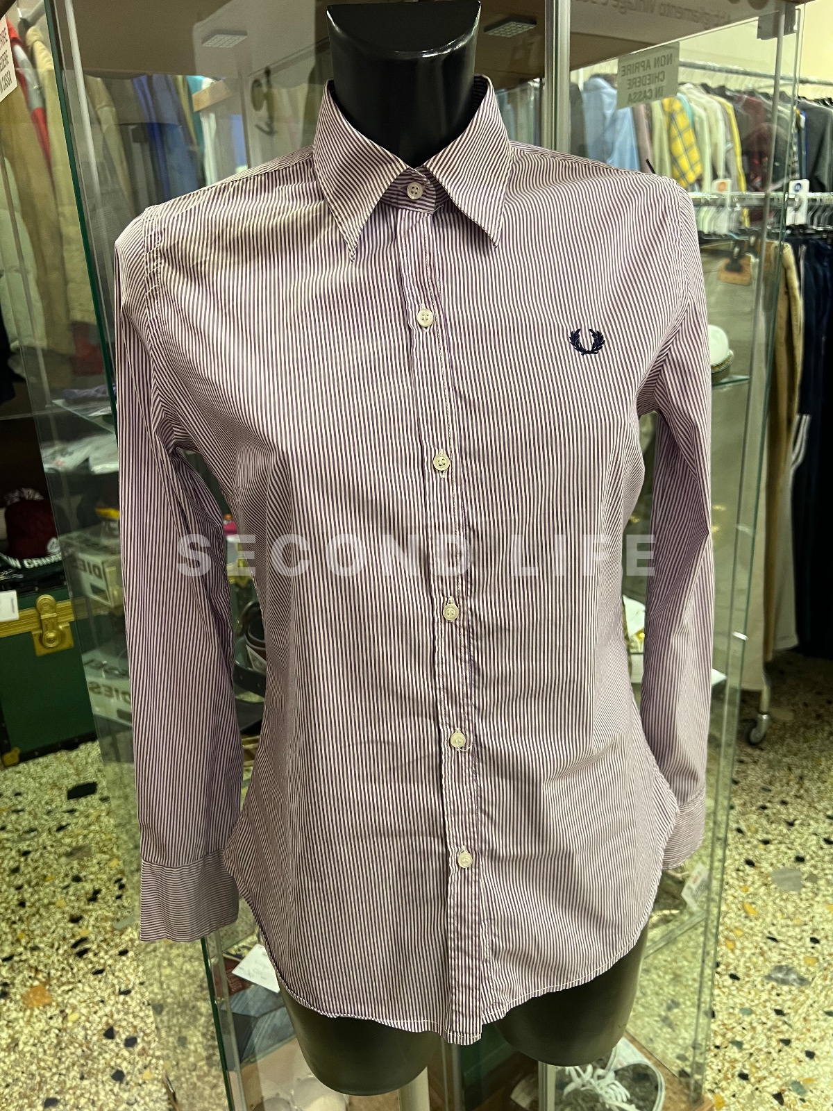 Firmato: Camicia Fred Perry a righe in cotone