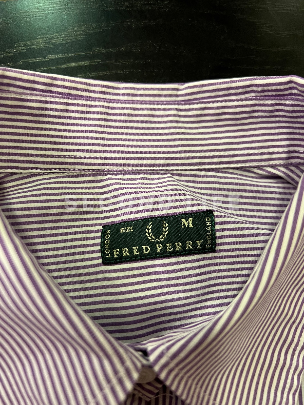 Camicia Fred Perry a righe in cotone, foto 3