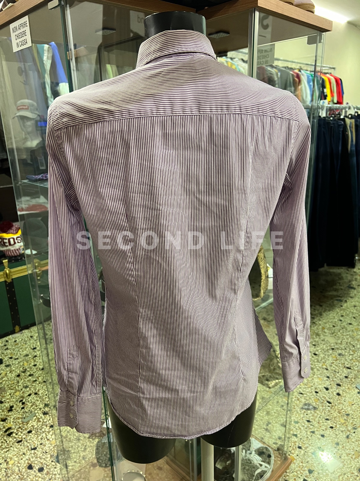 Camicia Fred Perry a righe in cotone, foto 4
